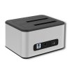Qoltec Stacja dokująca dysków 2xHDD/SSD | 2.5/3.5 SATA | USB 3.0 |    Klonowanie