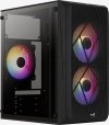 AeroCool Obudowa CS-107 Czarna ARGB USB 3.0 Mini Tower