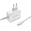 Qoltec Zasilacz sieciowy 65W | 5-20.3V | 2-3.25A | USB typ C | PD |     Biały