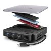AXAGON HMC-UFO Wieloportowy hub USB 9in1, 10Gbps, 2x USB-A, HDMI 4K/60Hz, M.2 NVMe/SATA, audio, PD 100W, SD/microSD, GLAN, 65cm 