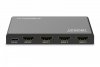 Digitus Przełącznik/Switch 8K HDMI 3x1, 60Hz (4:4:4), HDR, HDCP 2.3, pilot, Czarny