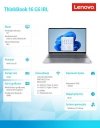 Lenovo Notebook ThinkBook 16 G6 21KH00VYPB W11Home i5-13420H/16GB/512GB/INT/16.0 WUXGA/Arctic Grey/3YRS OS + CO2 Offset