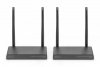 Digitus Przedłużacz/Extender KVM HDMI+USB bezprzewodowy 150m UHD 4K60Hz (zestaw)