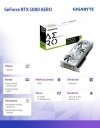 Gigabyte Karta graficzna GV-N5080AERO OC-16GD GV-N5080AERO OC-16GD