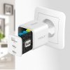 YENKEE Ładowarka sieciowa 3xUSB 65W 3,24A Power Delivery 3.0 QC4.0