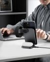AUKEY LC-MC312 Slim 3w1 ładowarka bezprzewodowa MagSafe Qi2 15W  + ładowarka PD 30W + Etui