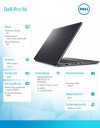 Dell Laptop Dell Pro 14 PC14255/AMD Ryzen 5 PRO 230/16GB/512GB SSD/14.0 FHD+/Radeon 760M/FgrPr/FHD/IR Cam/Mic/WLAN+BT/Backlit Kb