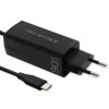 Qoltec Ładowarka sieciowa 90W GaN | 5-20V | 3-4.5A | USB-C 3.1