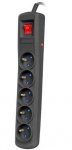 Armac Listwa zasilająca ARC5 5m ARC5/50/CZ czarna
