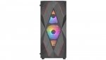AeroCool Obudowa Volcan Czarna Mid Tower RGB
