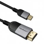 Qoltec Kabel Adapter USB-C na HDMI high speed 4K | 60Hz | 32AWG | 2m