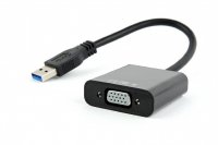 Gembird Adapter USB 3.0 -> VGA czarny 