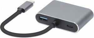 iBOX Hub USB Typ-C 4w1 4k 30Hz VGA
