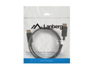 Lanberg Kabel DisplayPort M/M 4K 1M czarny