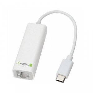 Techly Adapter USB C 3.1 na Gigabit Ethernet RJ45