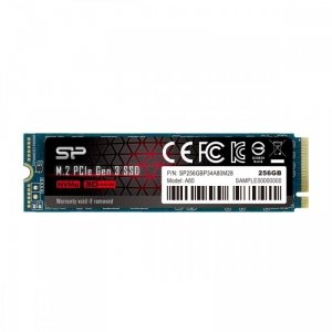 Silicon Power Dysk SSD A80 256GB M.2 PCIe 3400/3000 MB/s NVMe