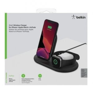 Belkin Ładowarka Wireless  3in1 pad czarna