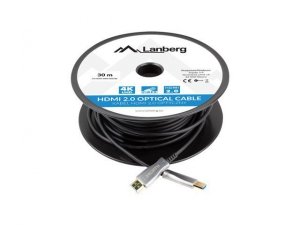 Lanberg Kabel HDMI M/M v2.0 CA-HDMI-20FB-0300-BK 30m czarny