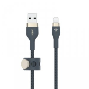 Belkin Kabel BoostCharge USB-A do Lightning silikonowy 3m, niebieski