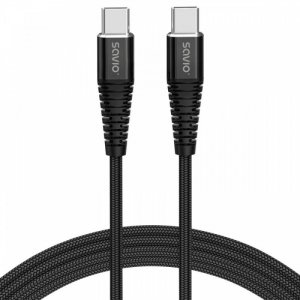 Savio Kabel USB typu C - USB typu C 5A 1m, CL-159