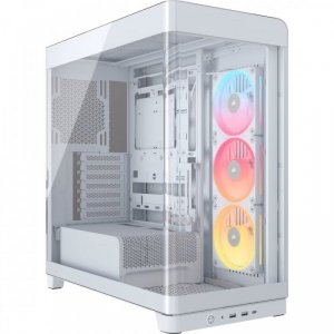 Corsair Obudowa FRAME 4500X LX-R RGB Biała Mid Tower ATX