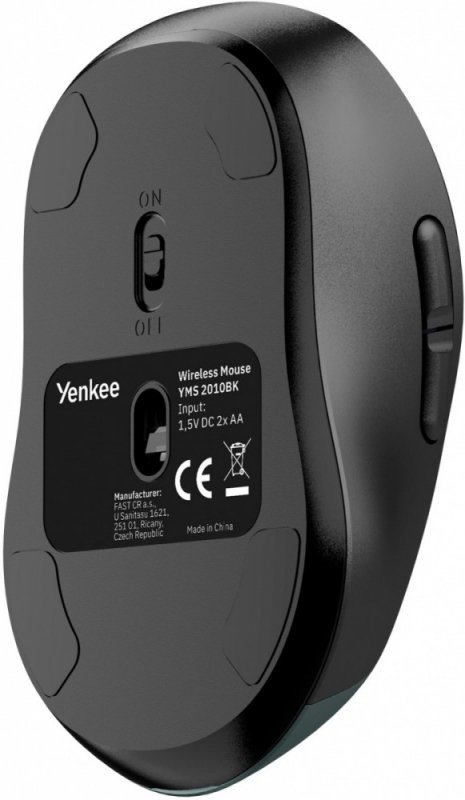 YENKEE Mysz bezprzewodowa Dual Bluetooth + USB 2,4GHz YMS 2010BK GYRO