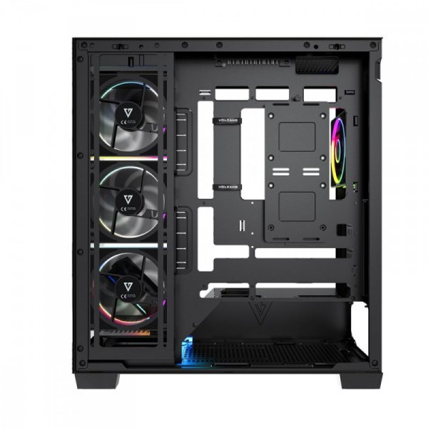MODECOM Obudowa PC VOLCANO STELLAR PLUS ARGB MIDI 5F Czarna