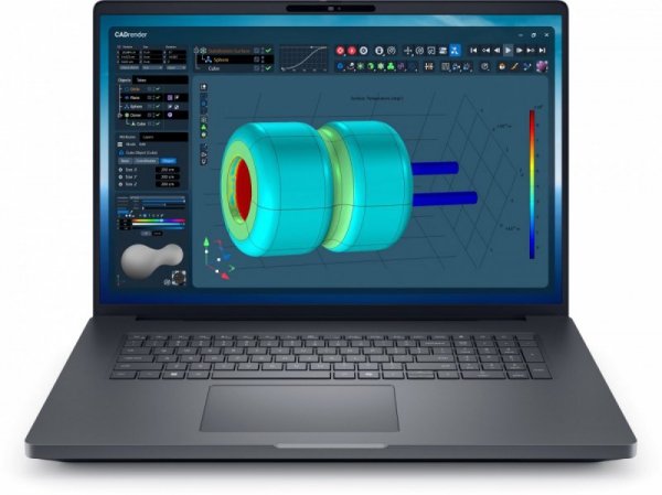 Dell Stacja robocza Dell Pro Max Plus MB18250 W11P U7-265HX|32GB|512GB|Nvidia RTX PRO 1000 Blackwell 8GB|FgrPr&SmtCd|WLAN+BT|18.