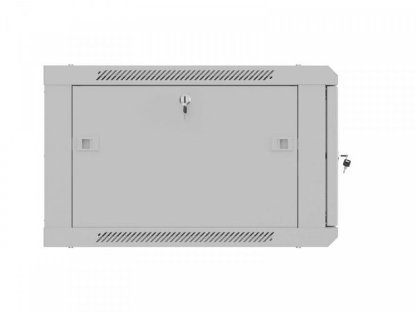 Lanberg Szafa instalacyjna rack wisząca 19 cali 6U 600x600 szara drzwi perforowane (flat pack)