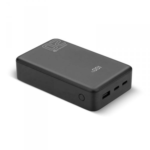 everActive Powerbank 20 000 MAH 2X USB-C 1X USB 20W QC4.0 wyświetlacz LCD