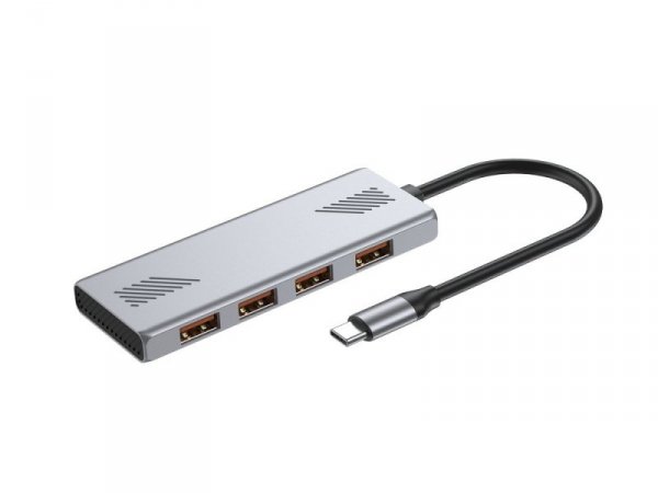 Gembird HUB USB 3.2 (Gen 2) typu C, 4 porty USB-A