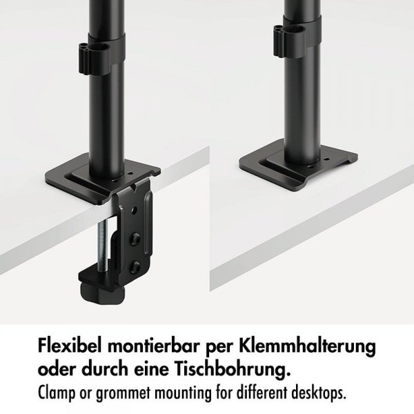 LogiLink Uchwyt do monitora 17 - 32', max 10kg., stalowy