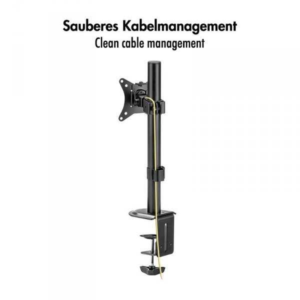 LogiLink Uchwyt na monitor 17-32 ', 9kg max, czarny