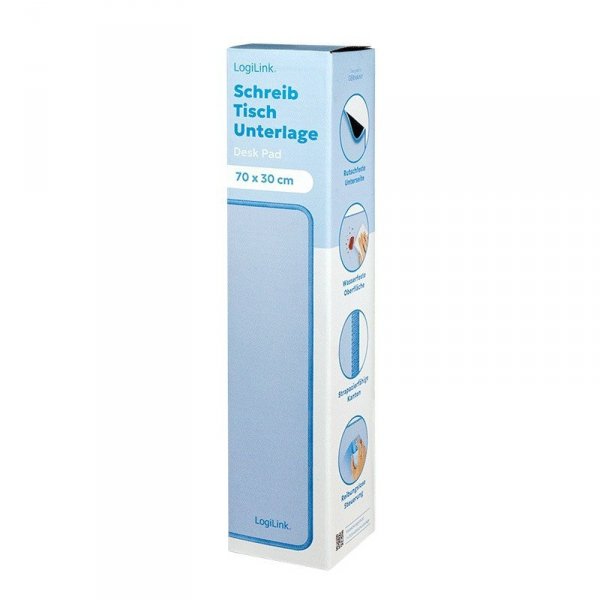 LogiLink Podkładka na klawiaturę i mysz, XXL, niebieska