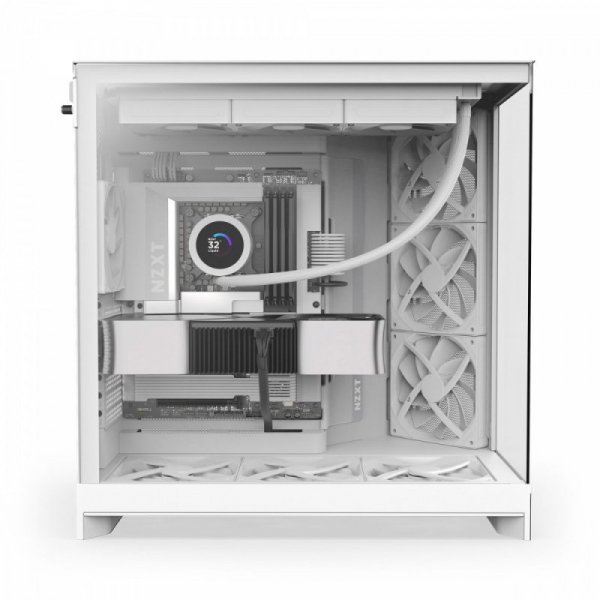 NZXT Obudowa H9 Flow Midi Tower z oknem biała