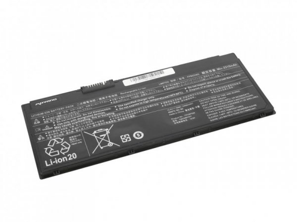 Movano Bateria FPB0338S do Fujitsu LifeBook U758 - 3490 mAh (50 Wh)