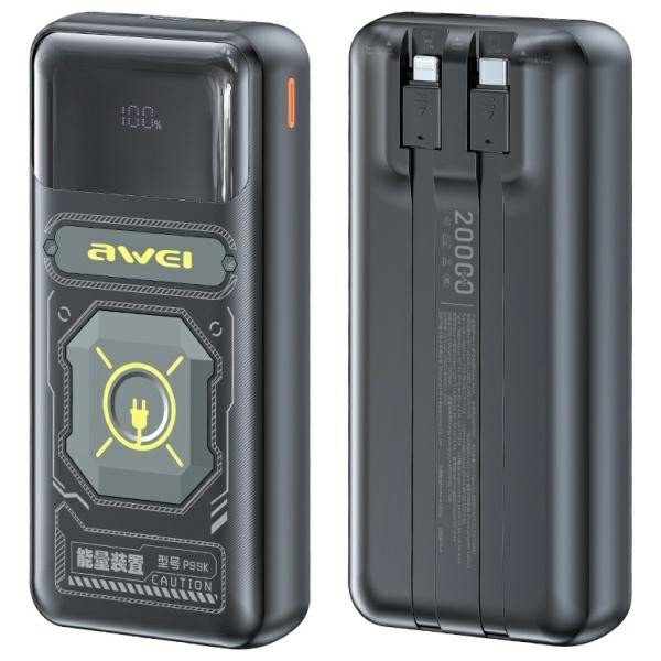 AWEI Powerbank P99K 22,5W 20000mAh czarny