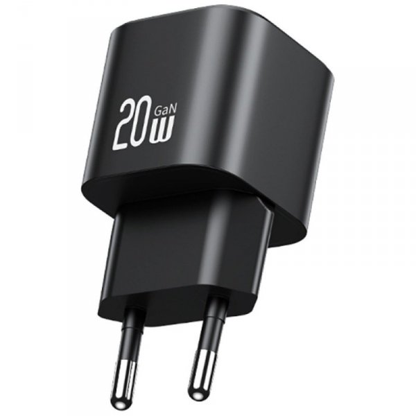 USAMS Ładowarka sieciowa JO Series CC260 20W USB-C + kabel USB-C/Lightning 1m biała