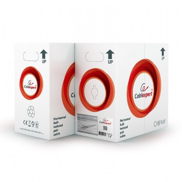 Gembird Kabel UTP KAT 6 drut AWG24 305m szary