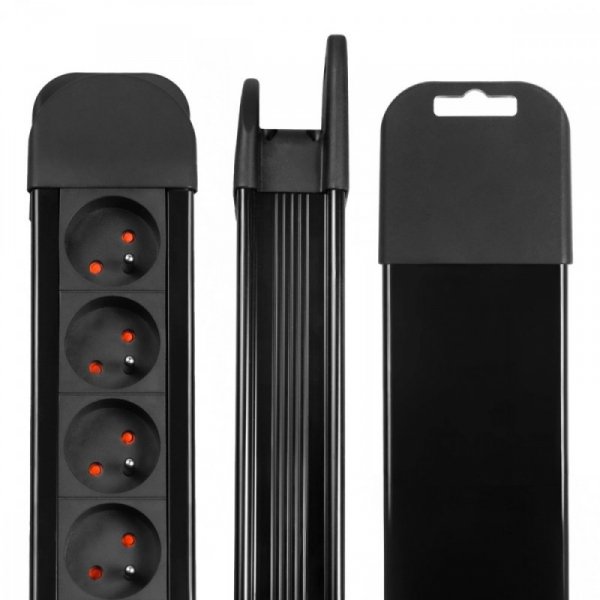 Maclean Listwa zasilająca 10 gniazd z 2 włącznikami Energy MCE10 zabezpieczenie i sygnalizacja przeciążenia 3680W