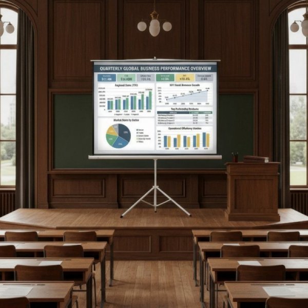 Maclean Ekran projekcyjny MC-608 na stojaku 120" 4:3 240x180