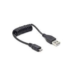Gembird Kabel USB AM-Micro Spirala 20-60cm
