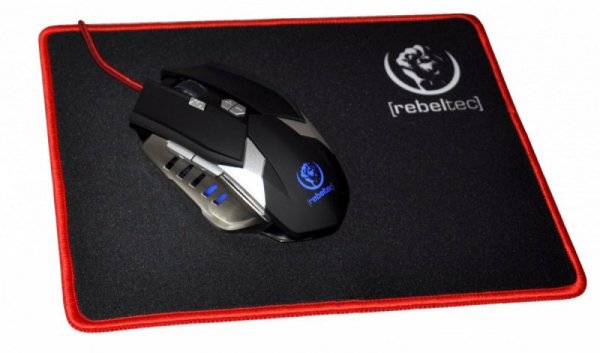 Rebeltec Podkładka pod mysz dla gracza z obszyciem Slider S+ rozmiar 250 x 200 x 3mm