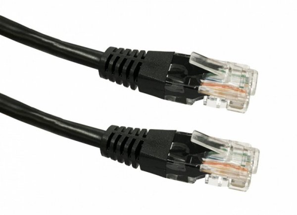 TB Kabel Patchcord miedziany kat. 5e RJ45 UTP 3m czarny