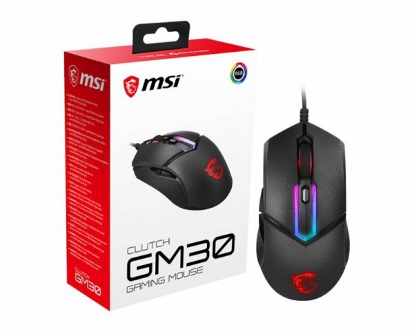 MSI Mysz przewodowa Clutch GM30