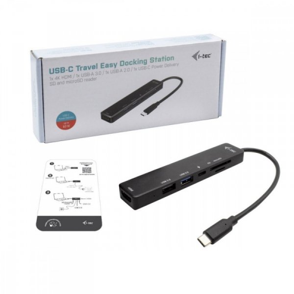 i-tec !i-tec USB-C Travel Easy Dock 4K HDMI + Power Delivery 60 W