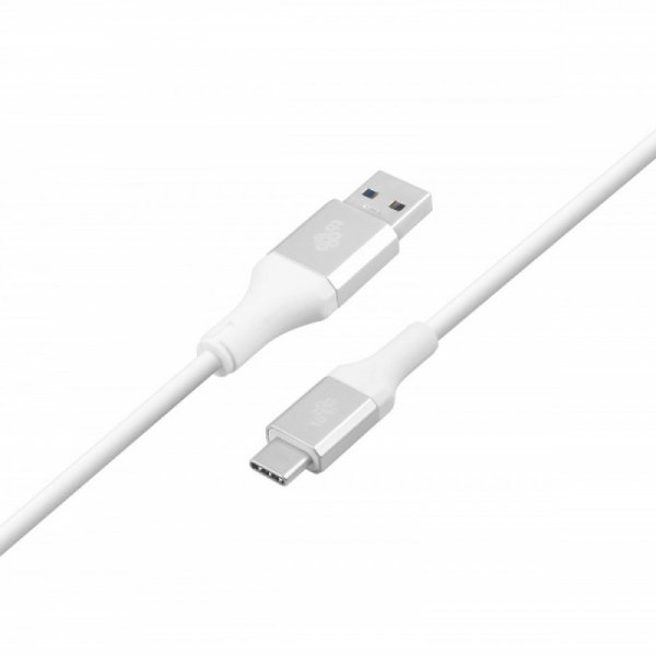 TB Kabel USB 3.0 - USB C 2m PREMIUM 3A biały TPE