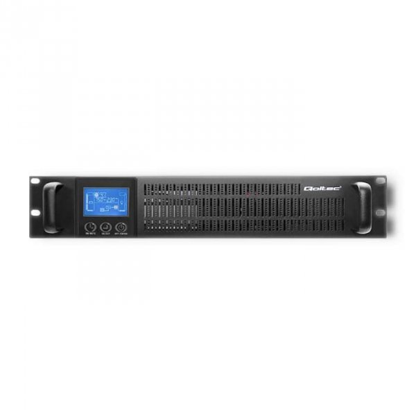 Qoltec Zasilacz awaryjny UPS RACK | 3kVA | 2400W | LCD