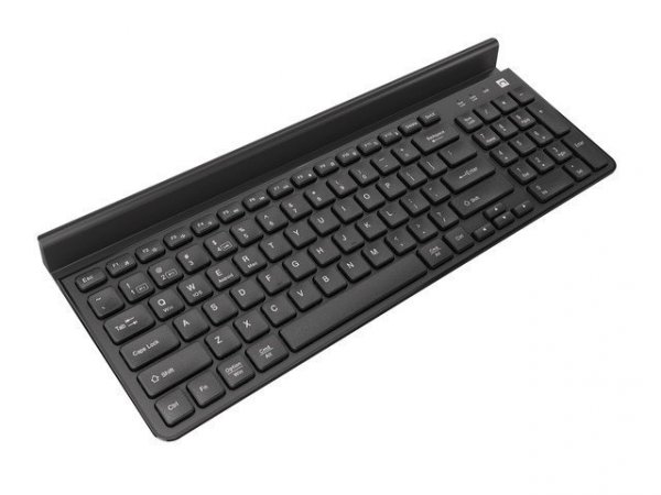 Natec Klawiatura Felimare US bluetooth + 2.4GHz Slim, uchwyt na        telefon/tablet czarna