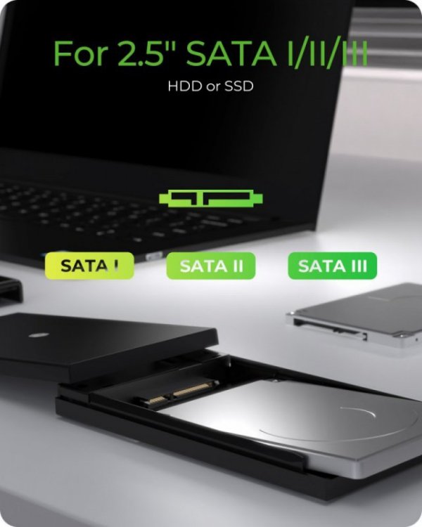 IcyBox Obudowa IB-200T-C3 2,5  SATA USB 3.2 Gen.1